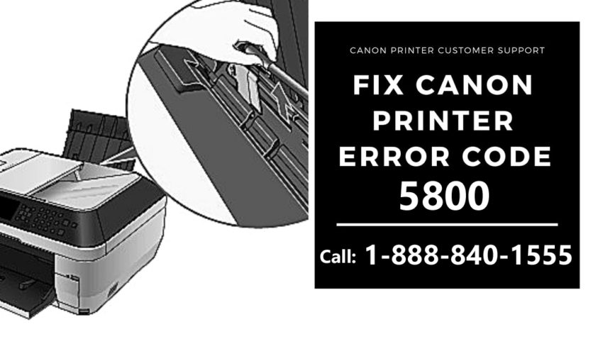 How to Fix Canon Printer Error Code 5800 Troubleshoot | Canon Support